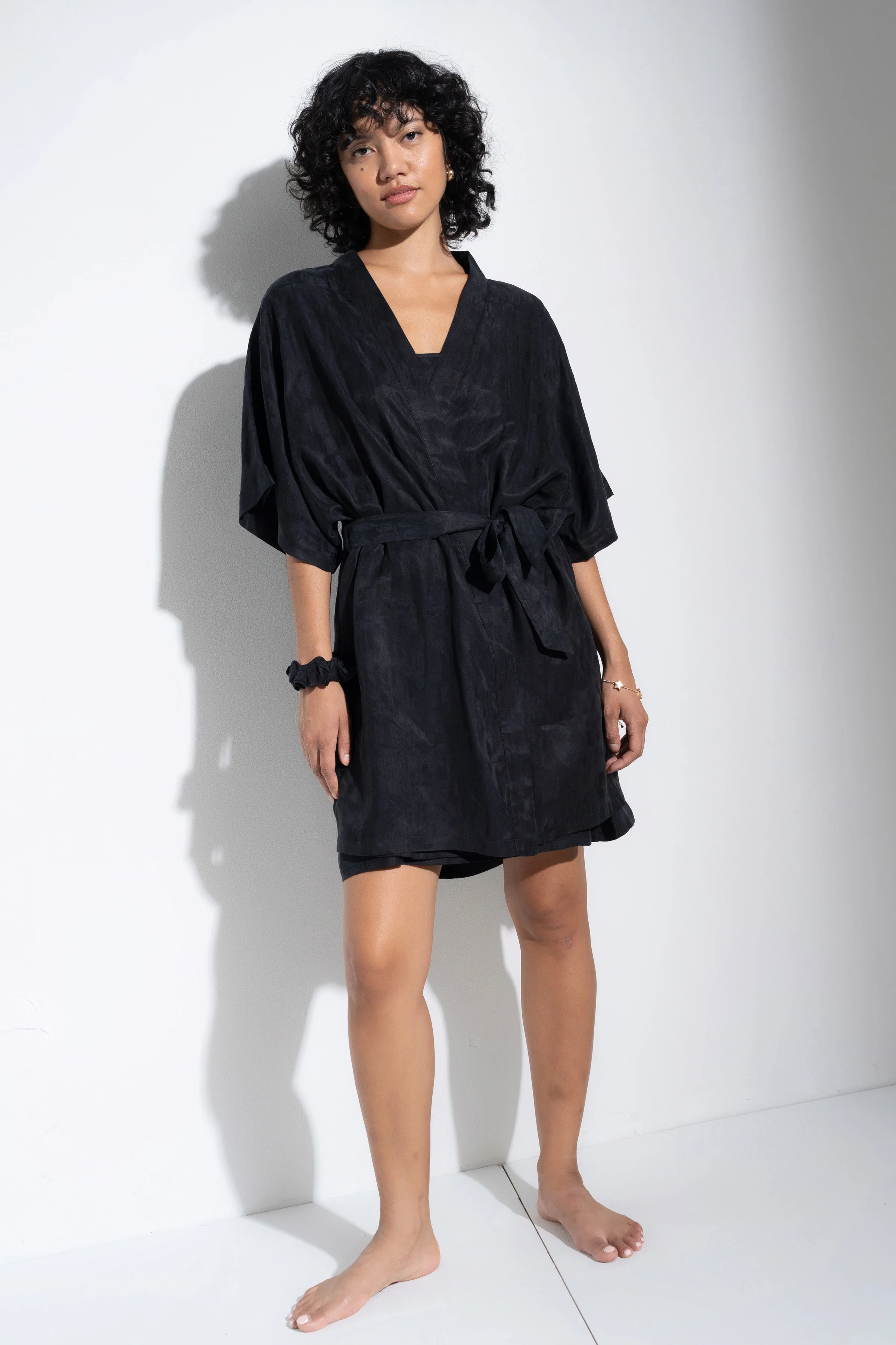 The Short Robe - Black - Image 2