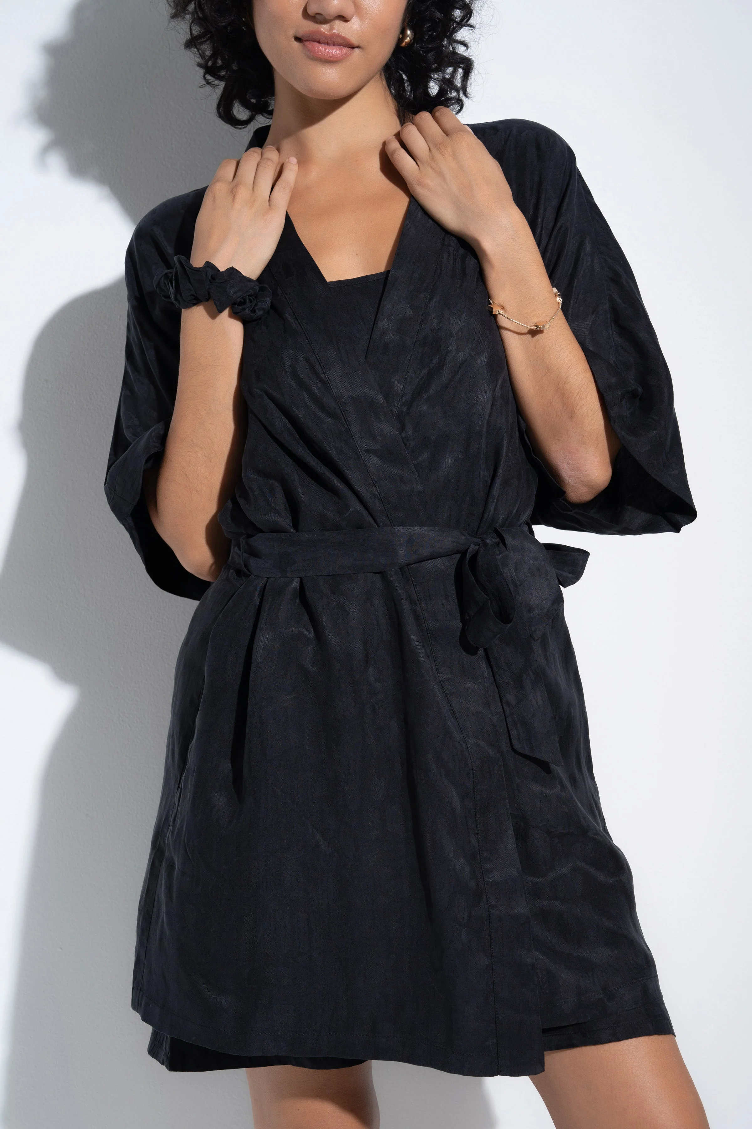 The Short Robe - Black - Image 3