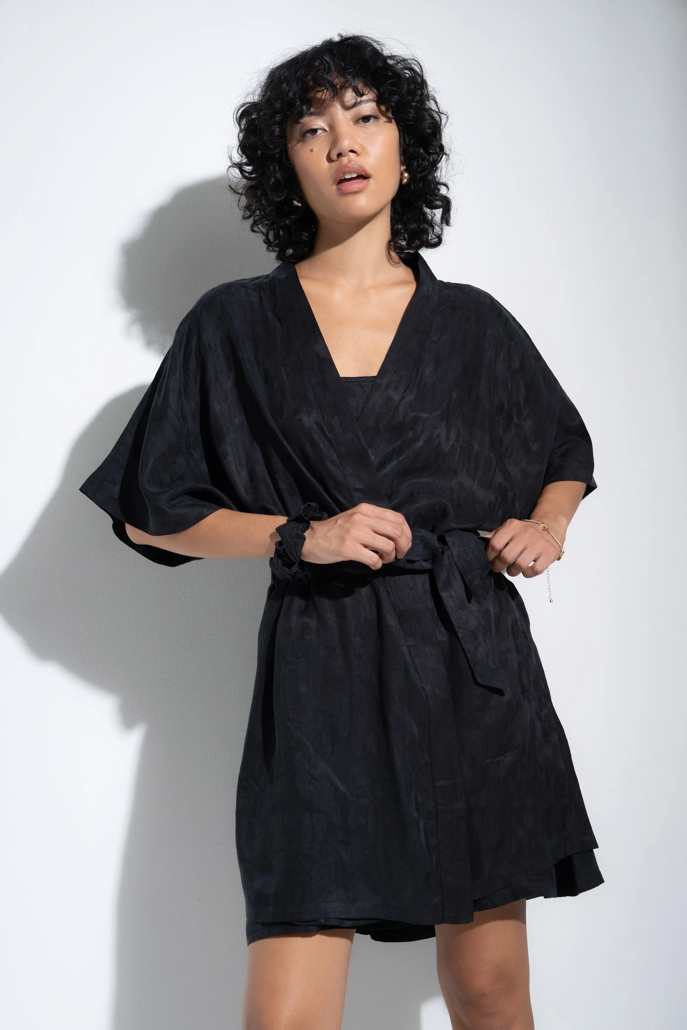 The Short Robe - Black - Image 4