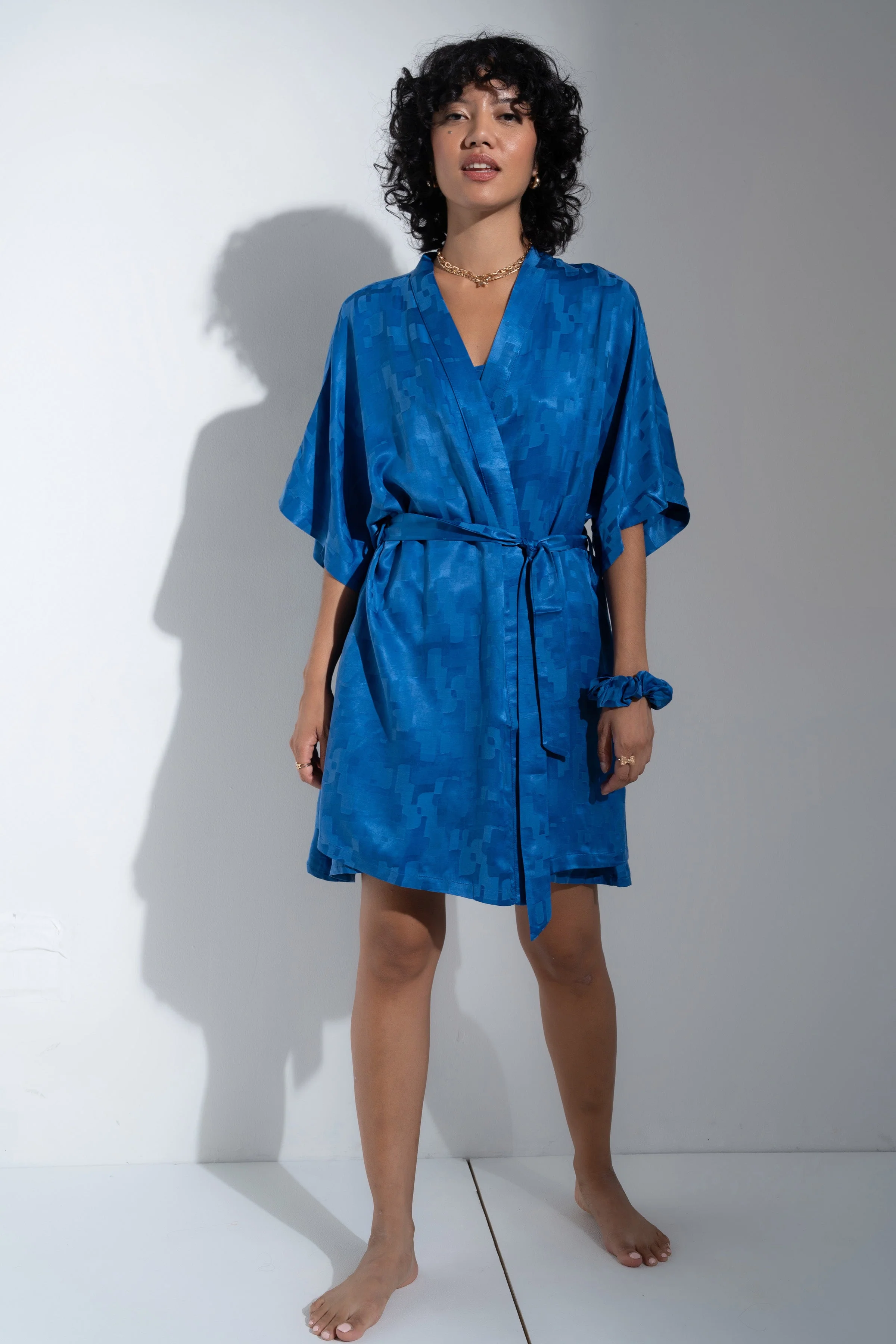 The Short Robe - Cobalt