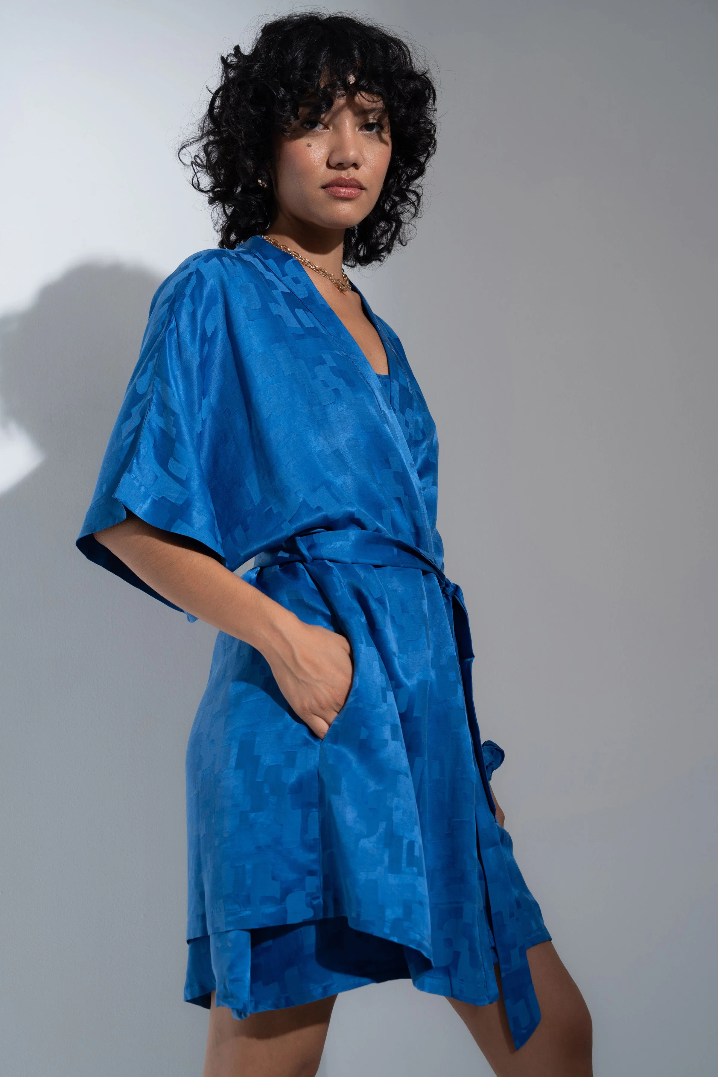 The Short Robe - Cobalt - Image 3