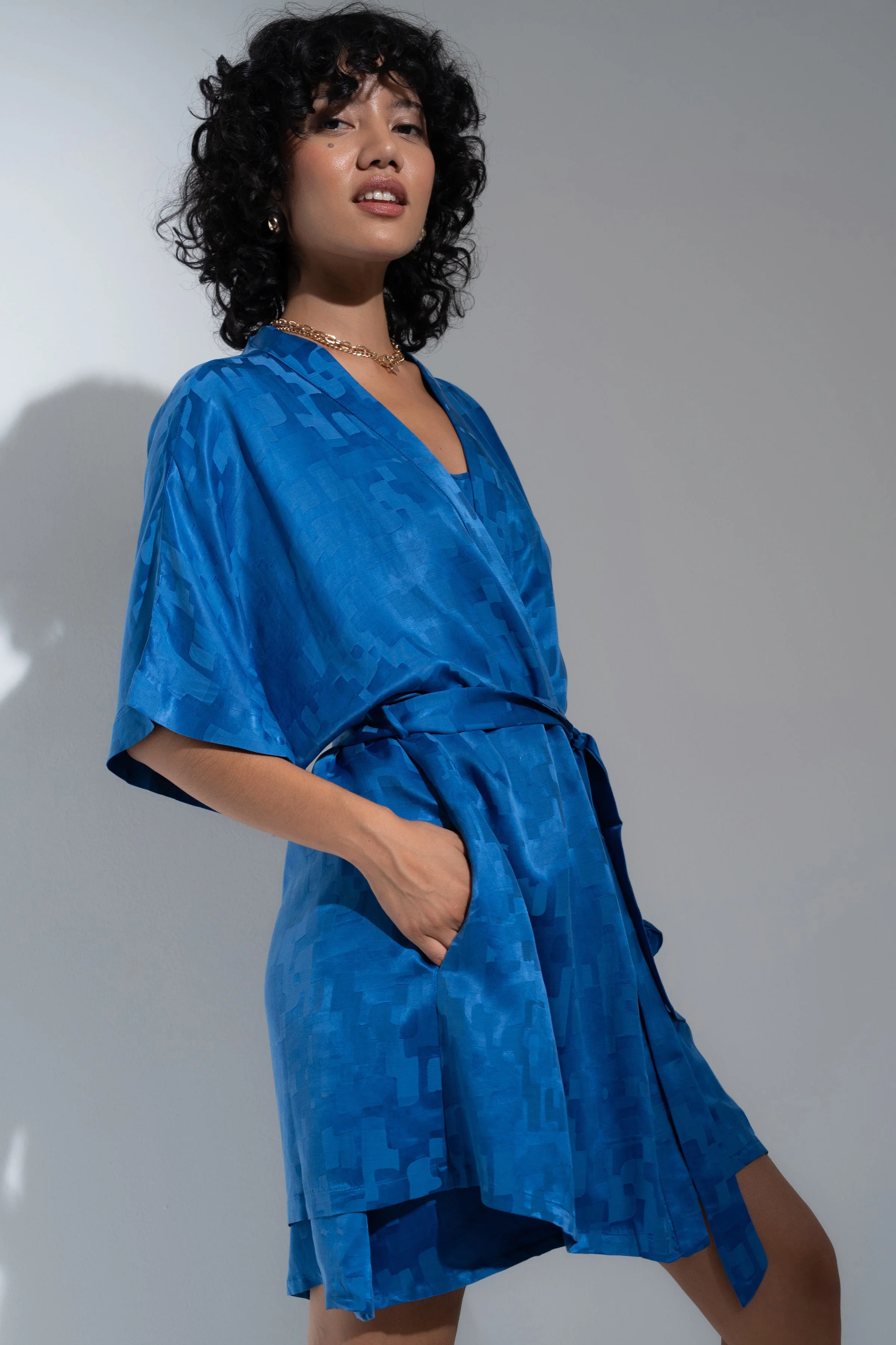 The Short Robe - Cobalt - Image 4