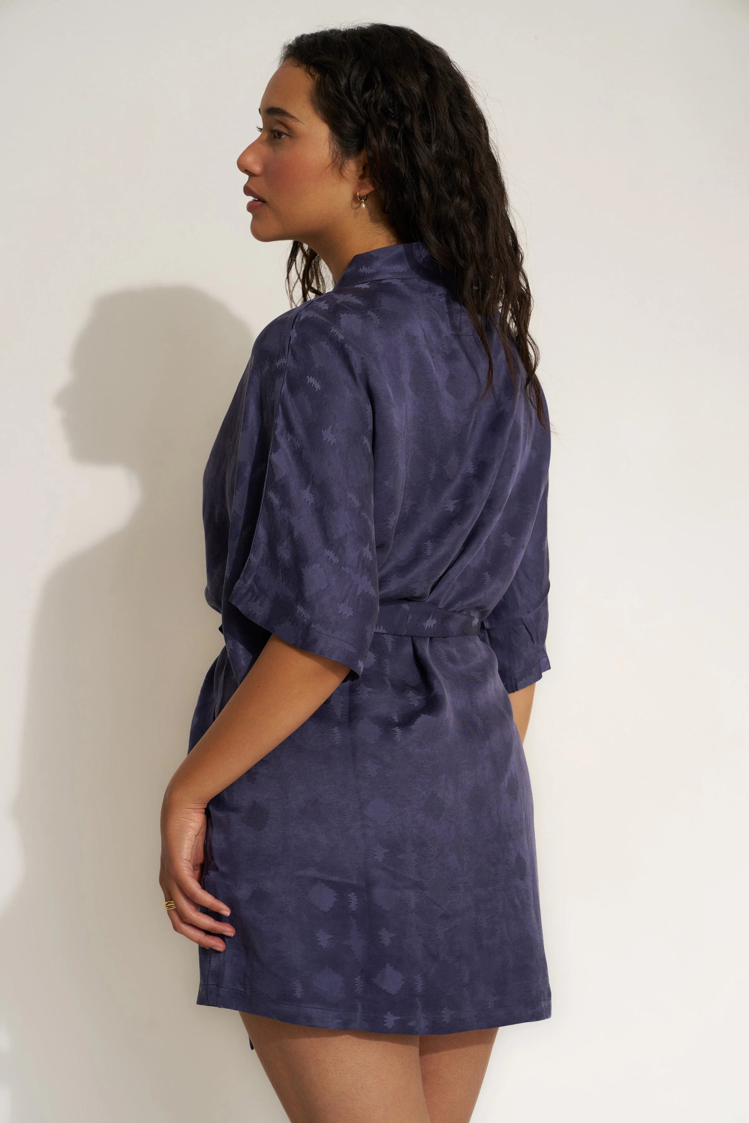 The Short Robe - Navy - Image 10