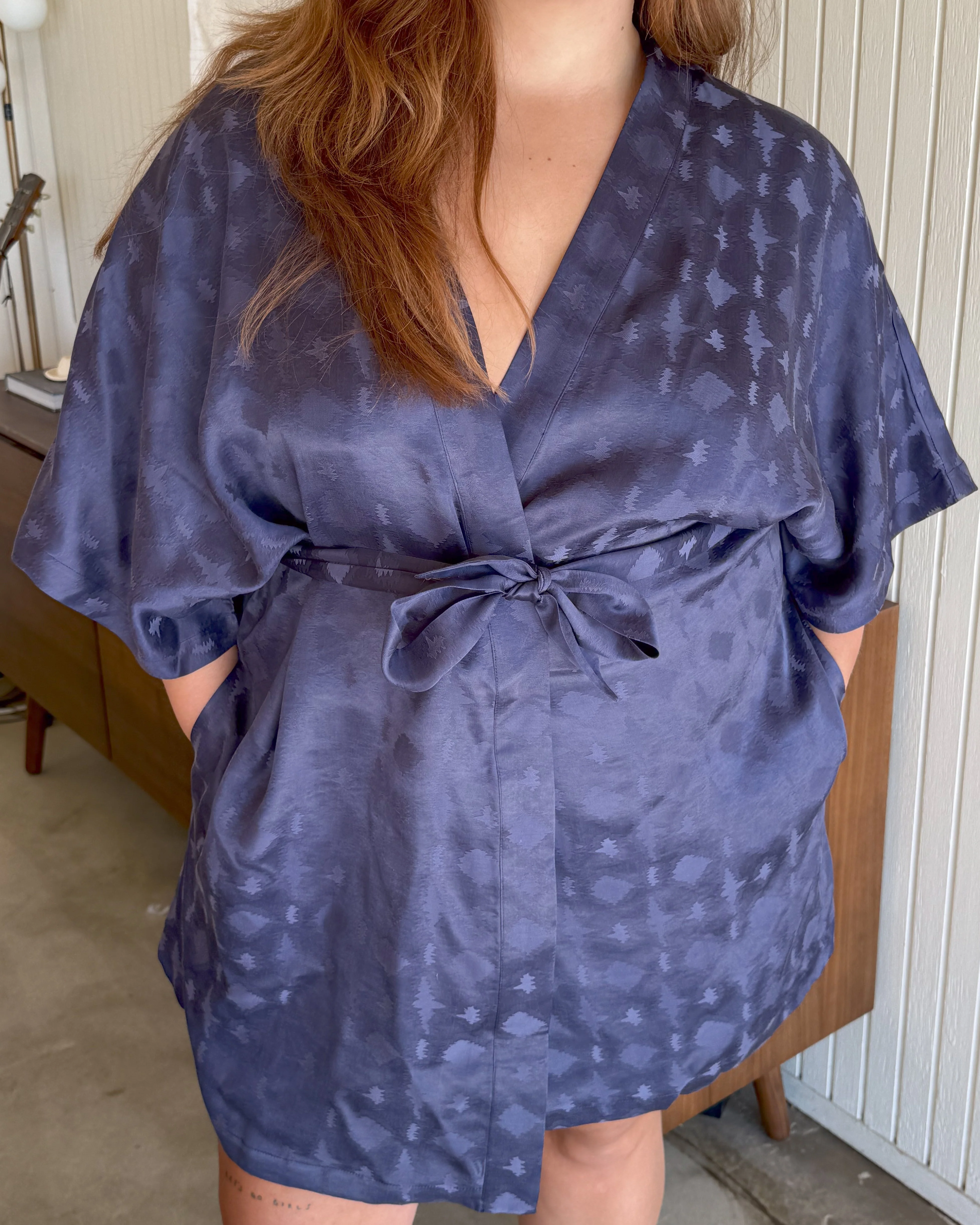 The Short Robe - Navy - Image 6