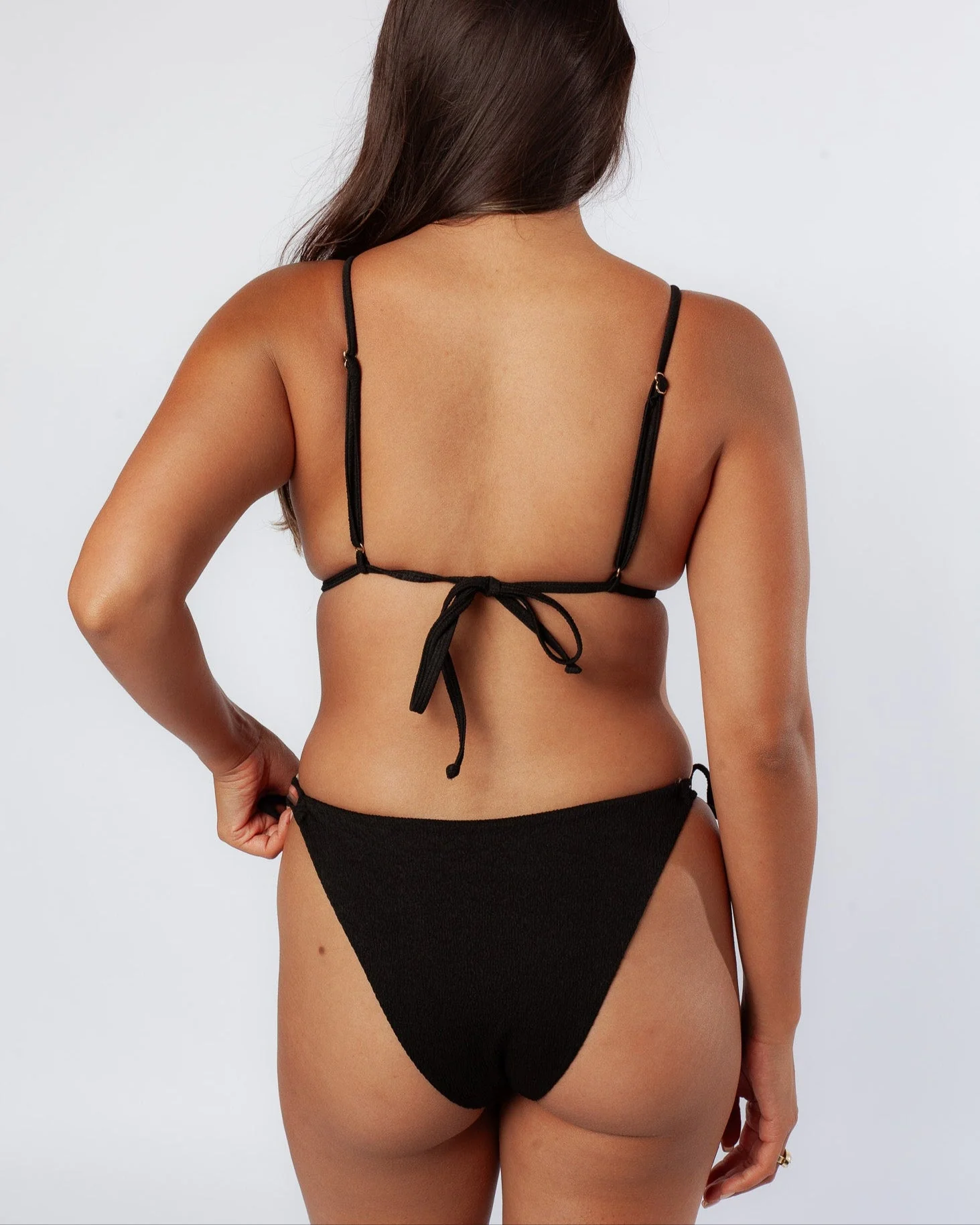 Tina Top - Textured Black - Image 2