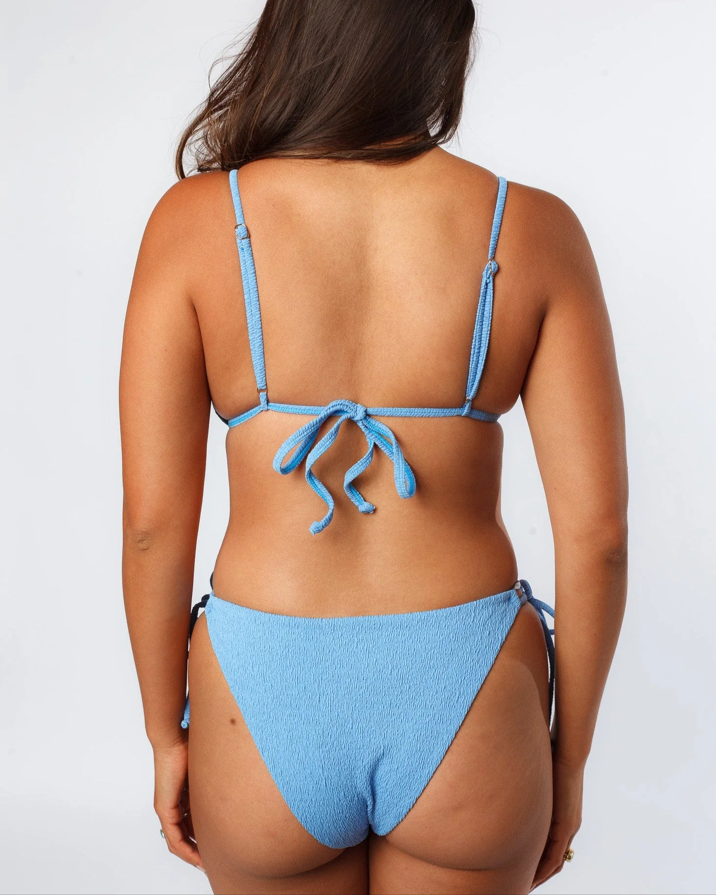 Tina Top - Textured Blue - Image 2
