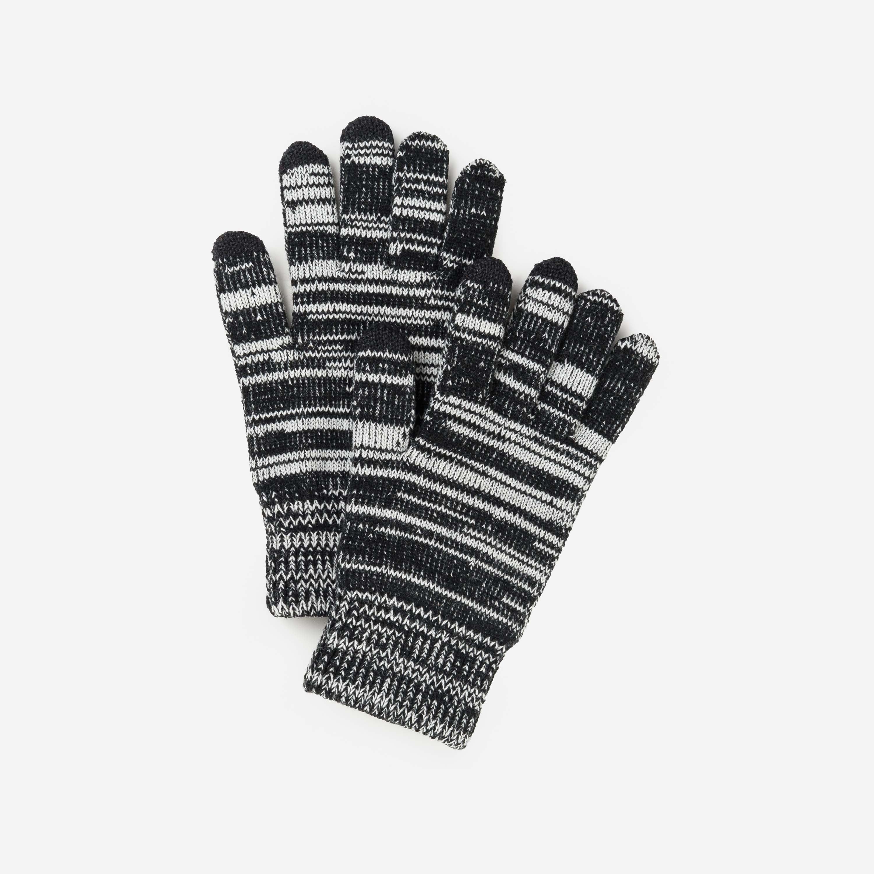 Twist Knit Touchscreen Gloves - Image 3