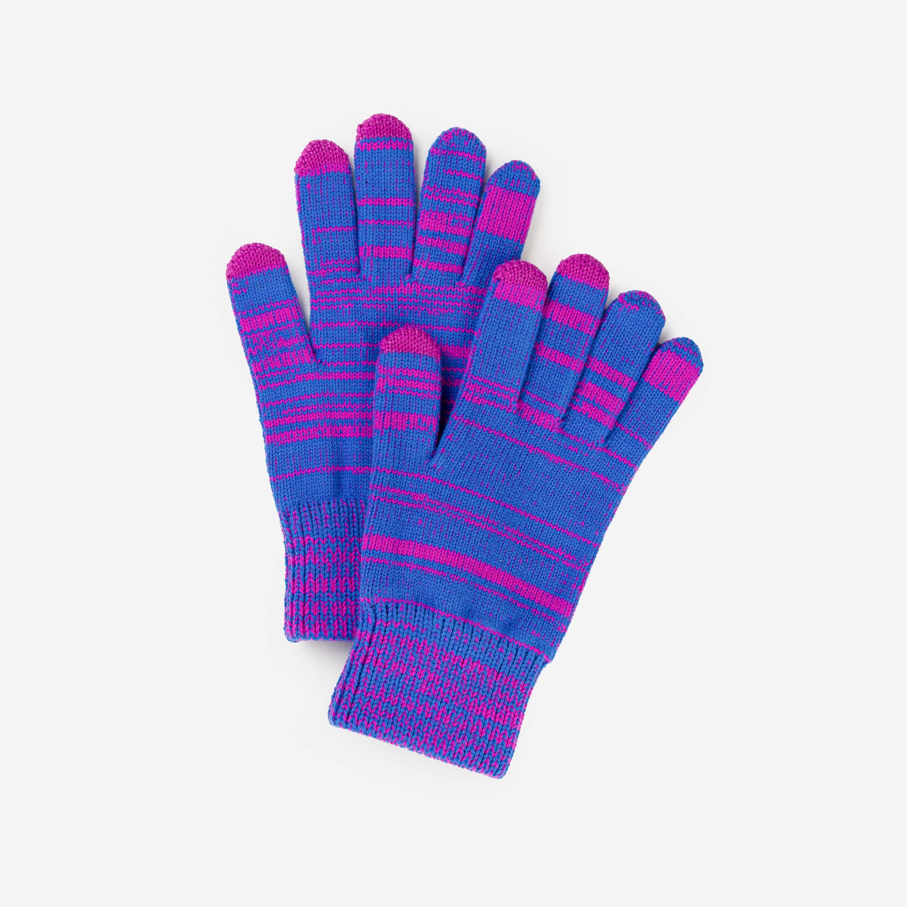 Twist Knit Touchscreen Gloves - Image 5