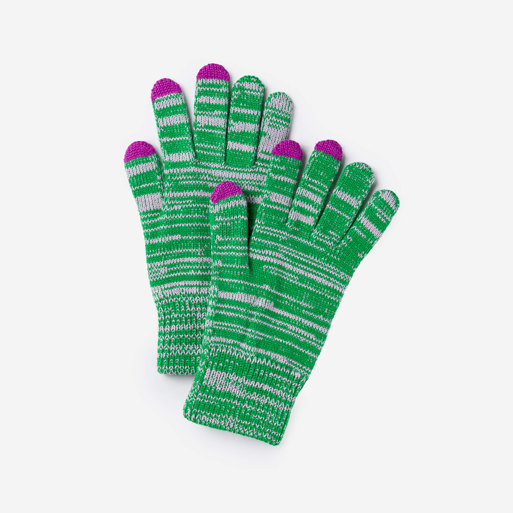 Twist Knit Touchscreen Gloves - Image 6