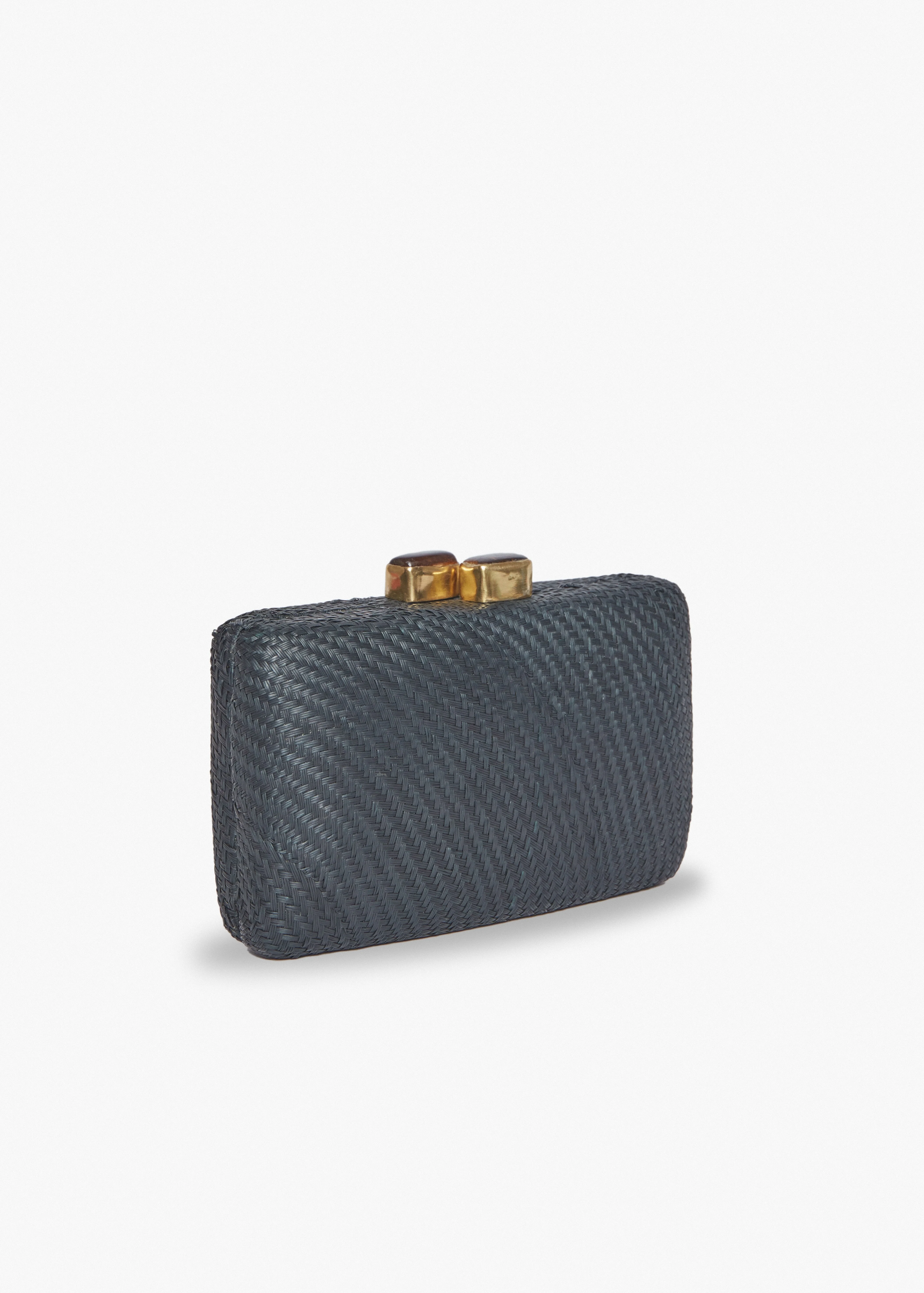 Uxmal Straw Clutch Bag - Image 3