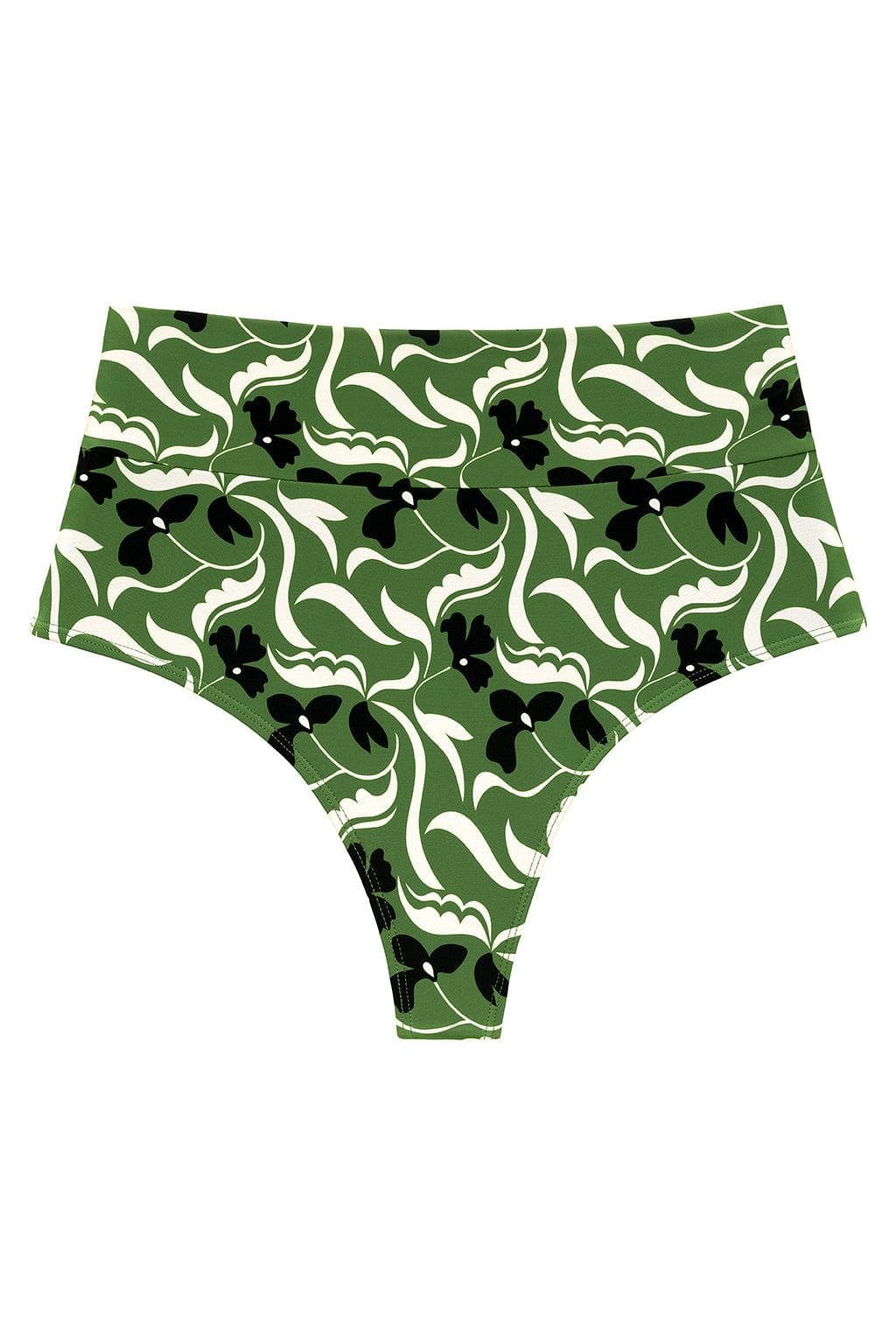 Veronica Floral Full Coverage High Rise Bikini Bottom - Image 2