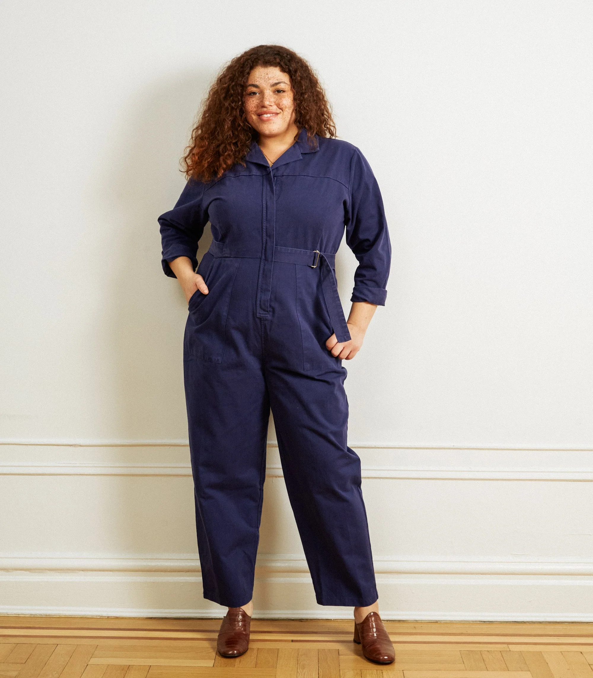 Wallis Long Sleeve Zip Jumpsuit - Twilight - Image 7