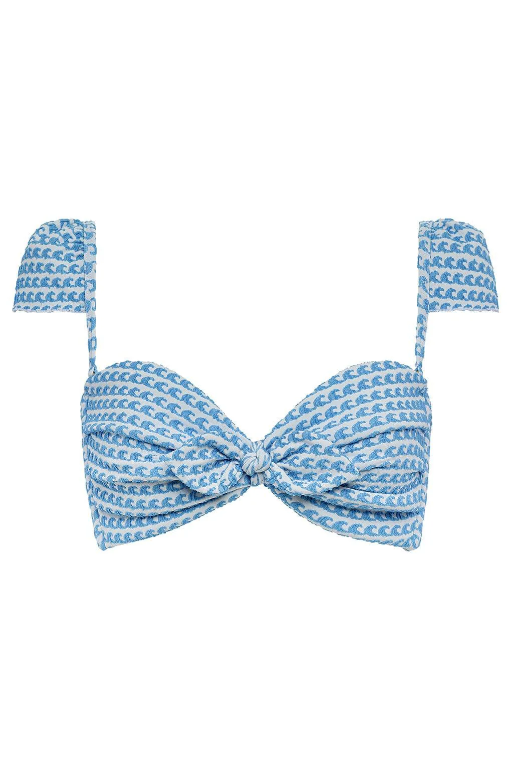 Wave Repeat Cabana Bikini Top - Image 2