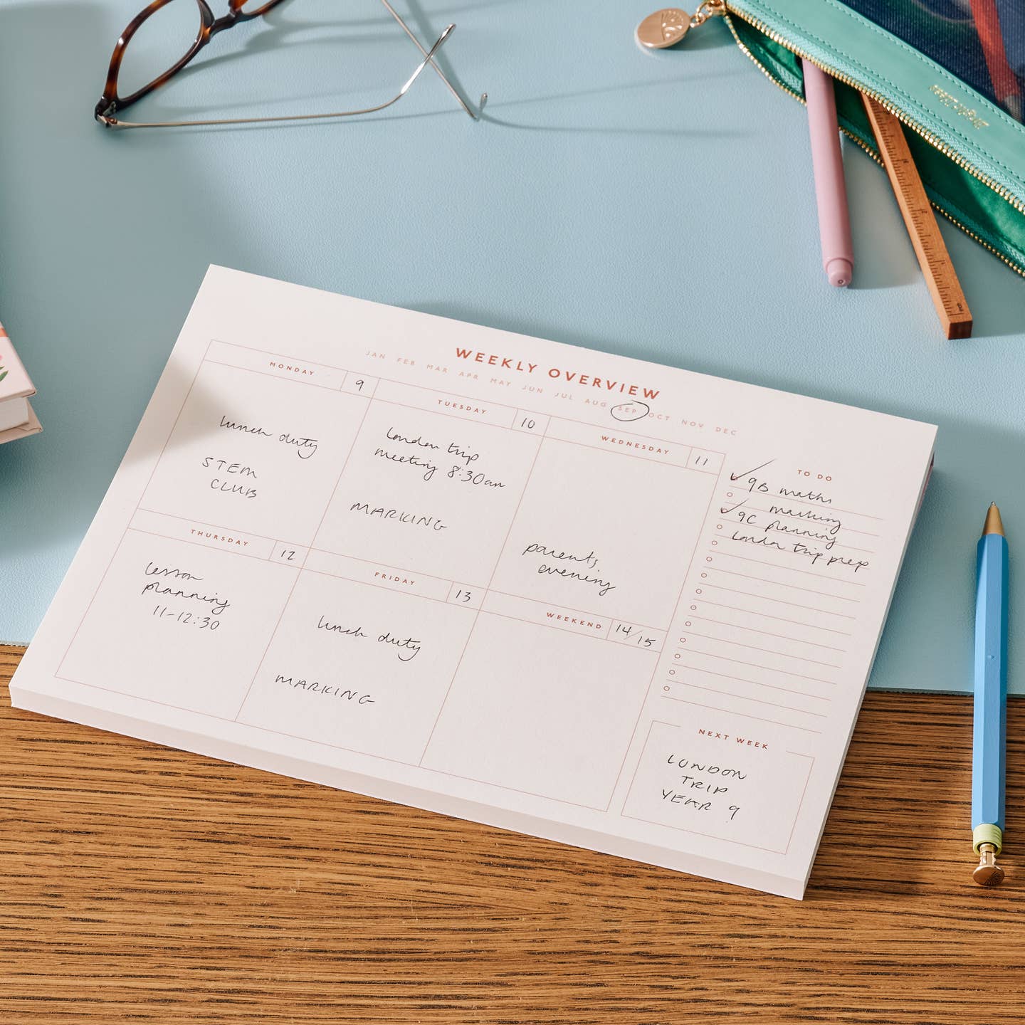 Weekly Desk Planner, Undated - Fresh Growth - Image 6