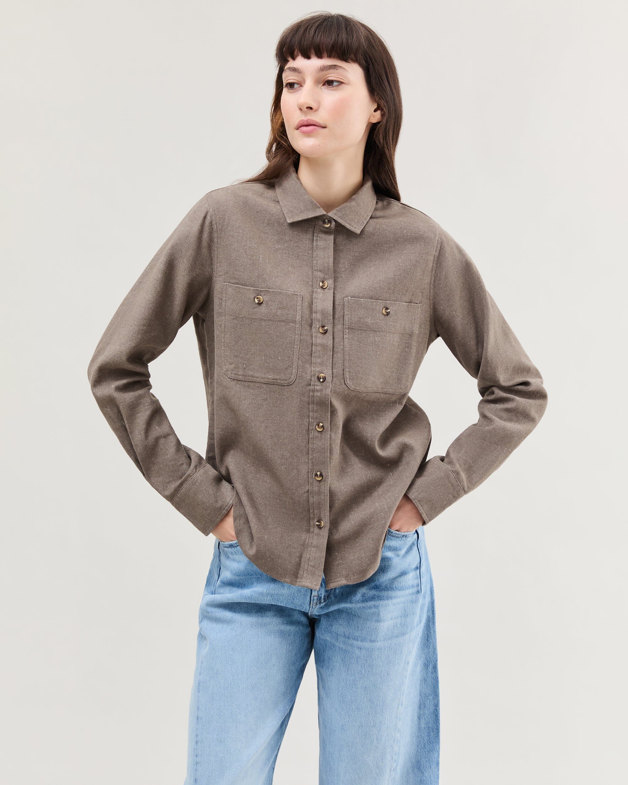 Roma Work Shirt - Porcini - Image 5