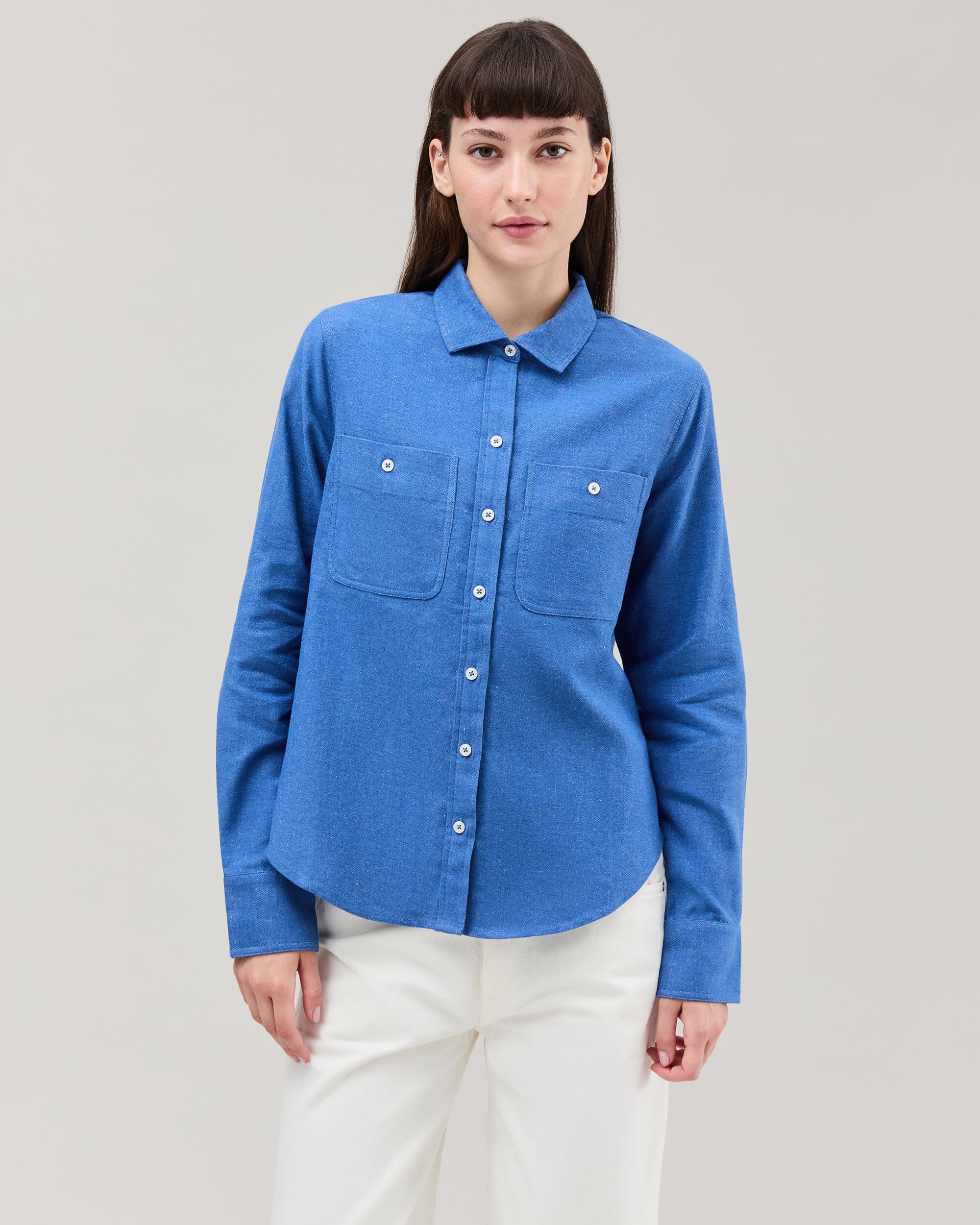 Roma Work Shirt - True Blue