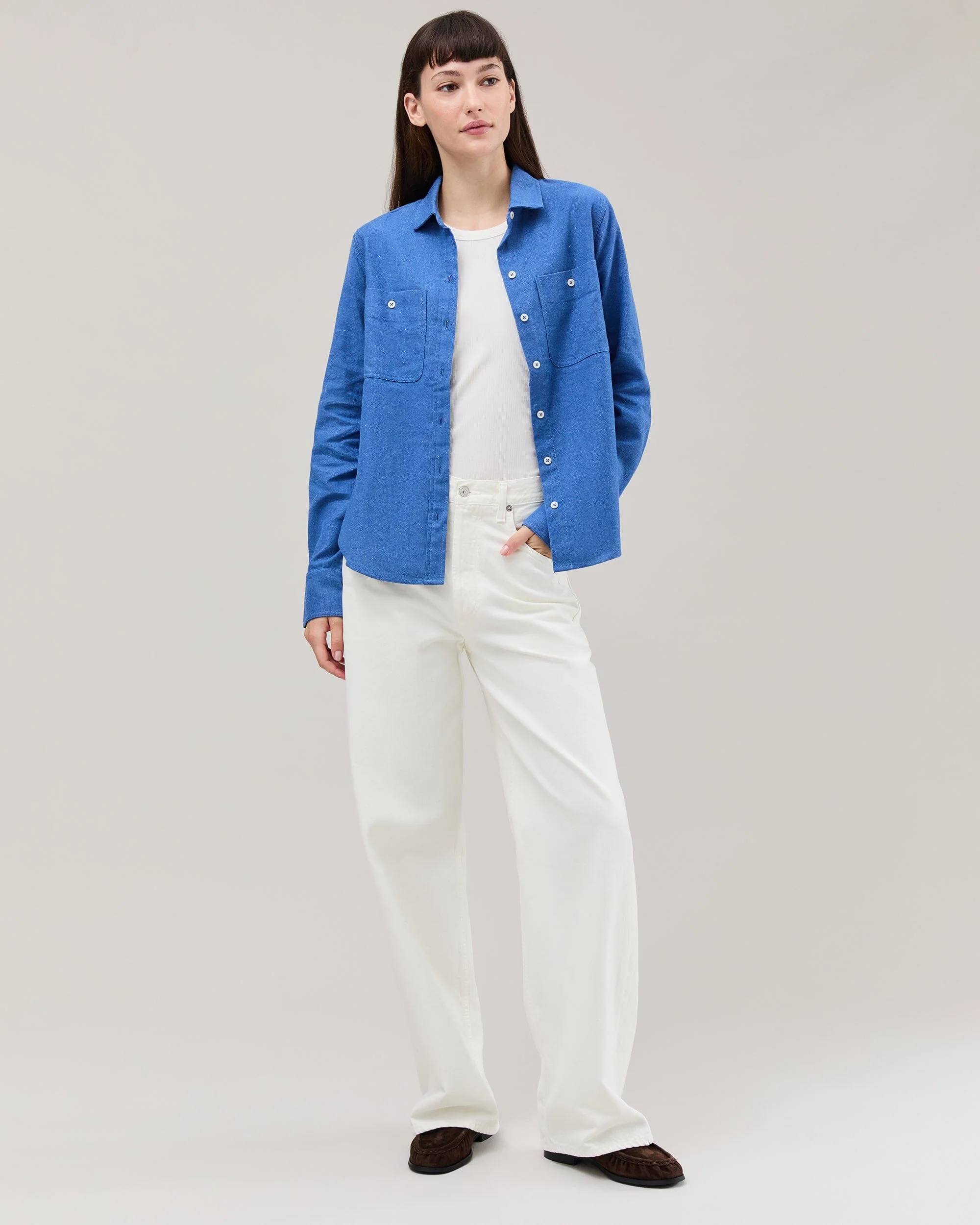 Roma Work Shirt - True Blue - Image 2