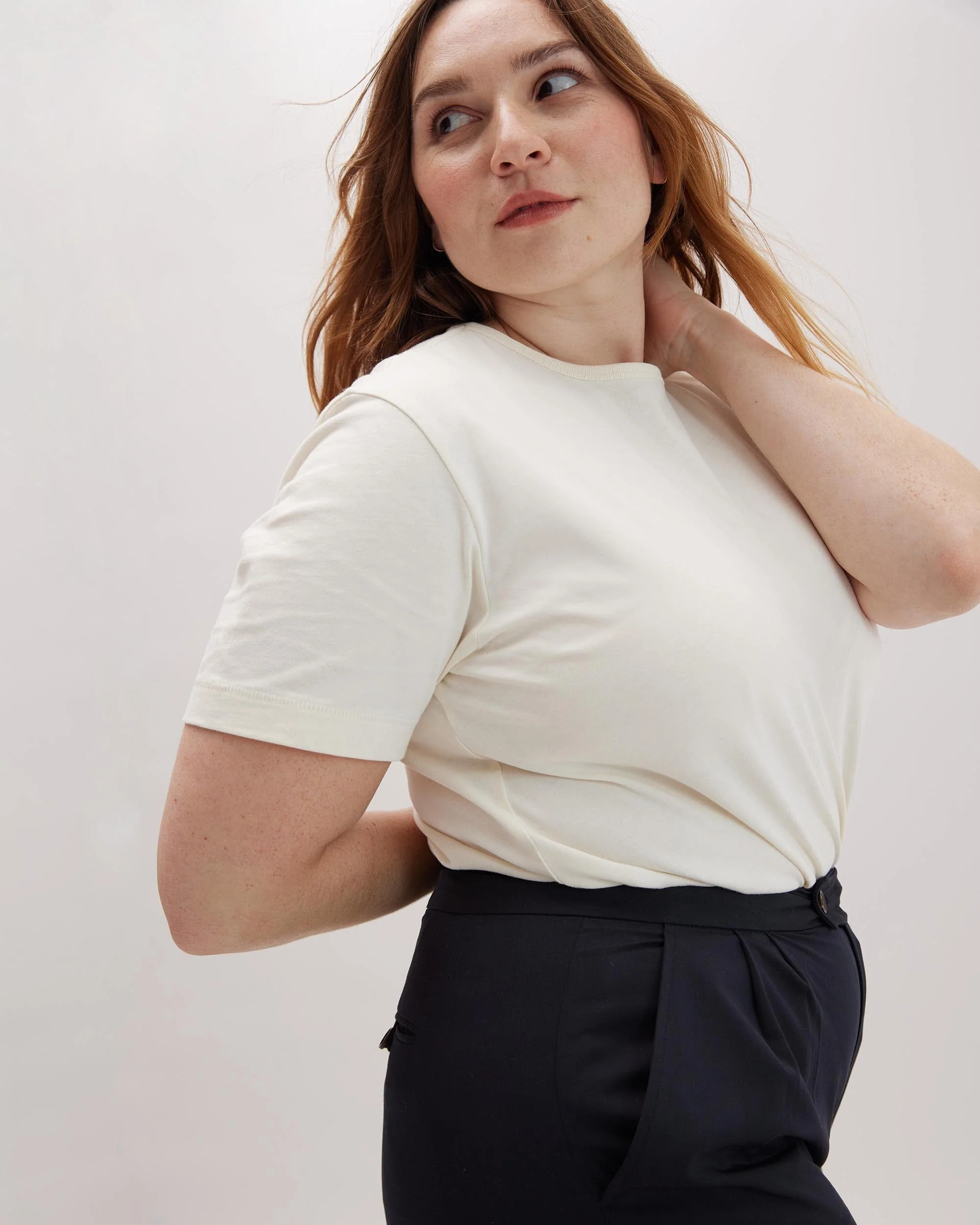 Sophia Fluid Wide Leg Trouser - Black - Image 4