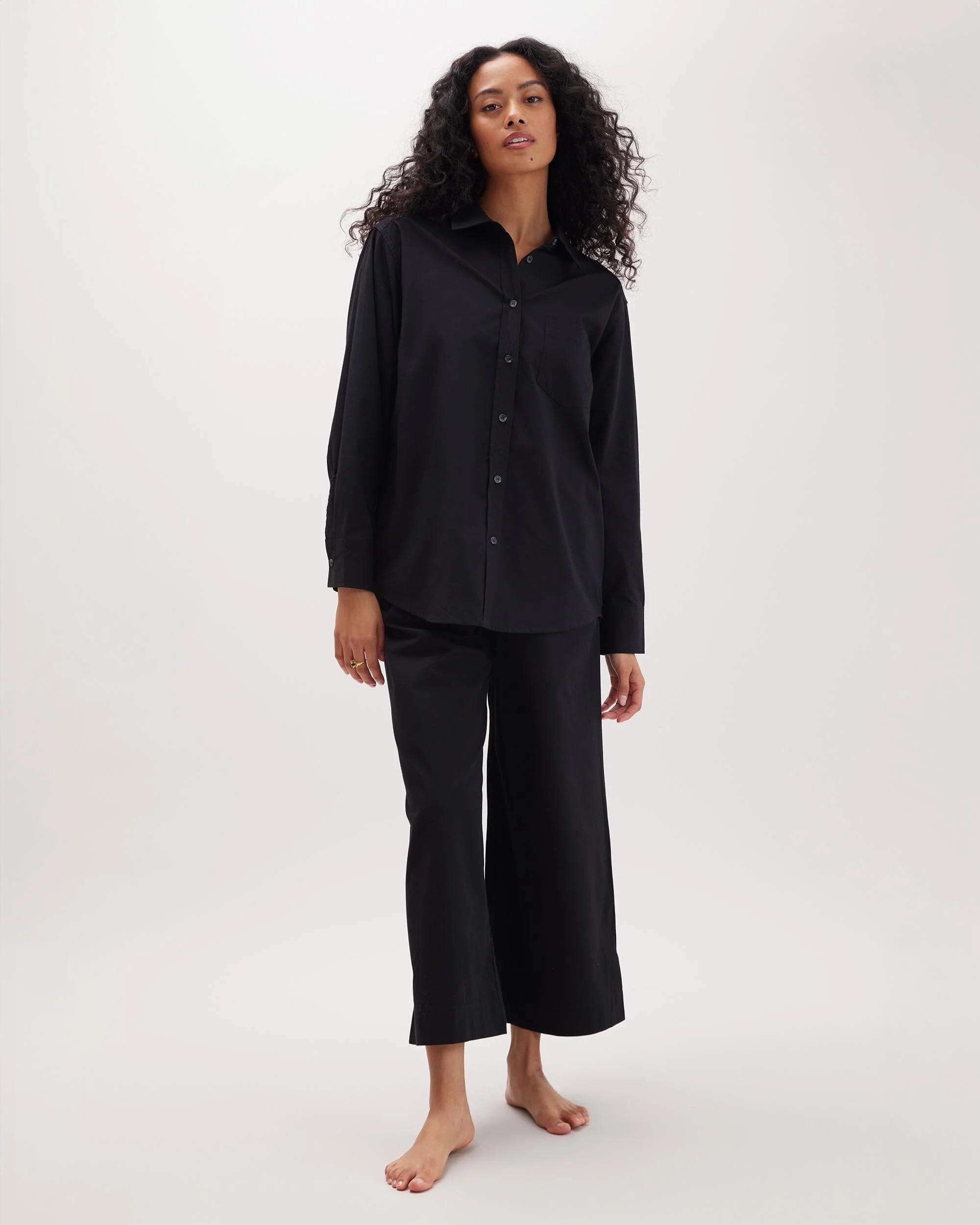 Venice Button Up Shirt - Black - Image 2