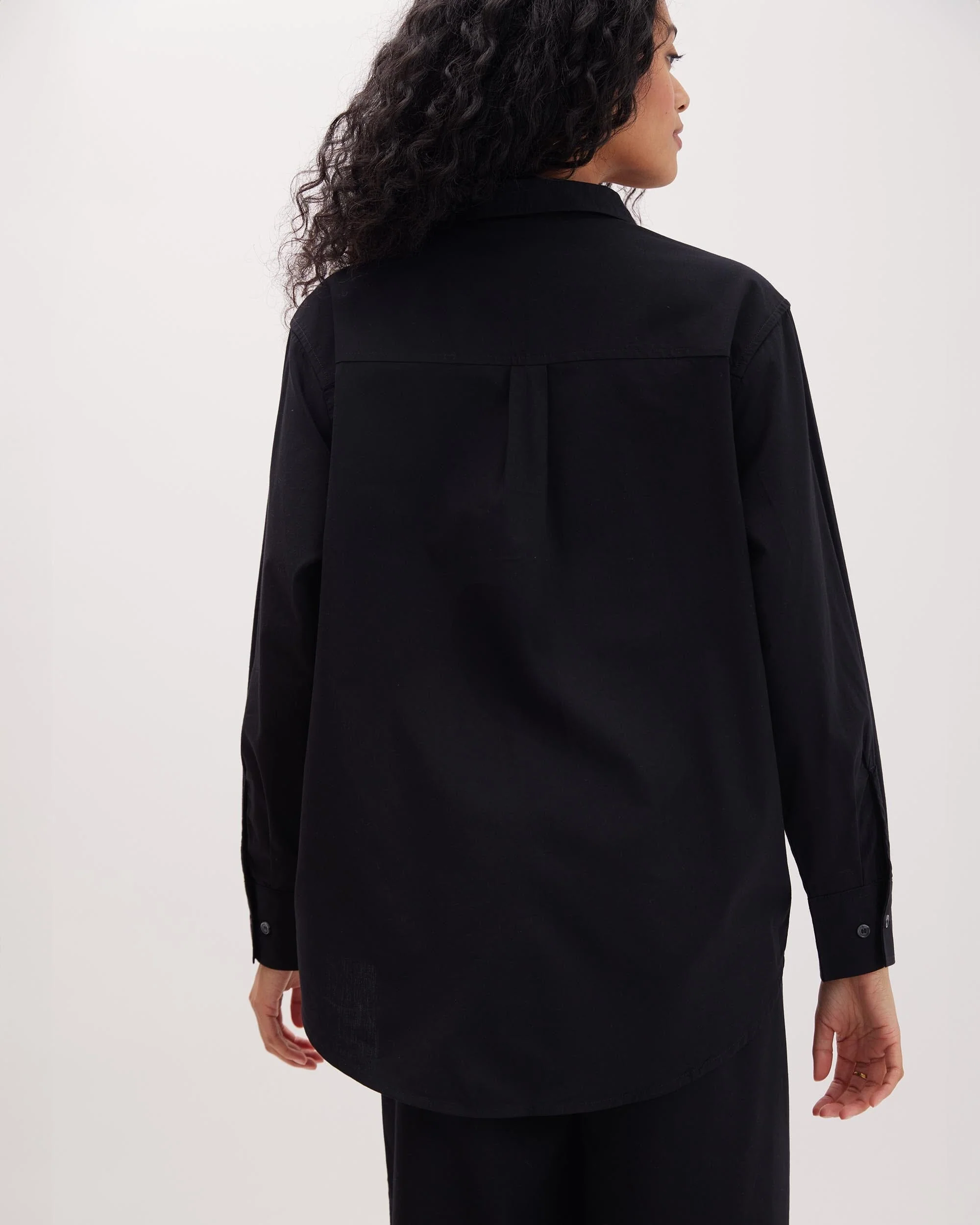 Venice Button Up Shirt - Black - Image 3