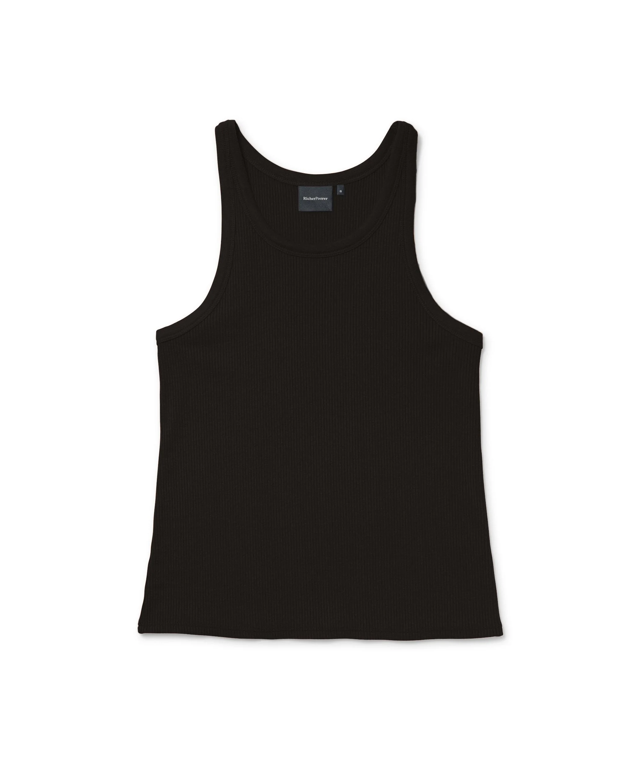 Vintage Rib Tank - Black - Image 6