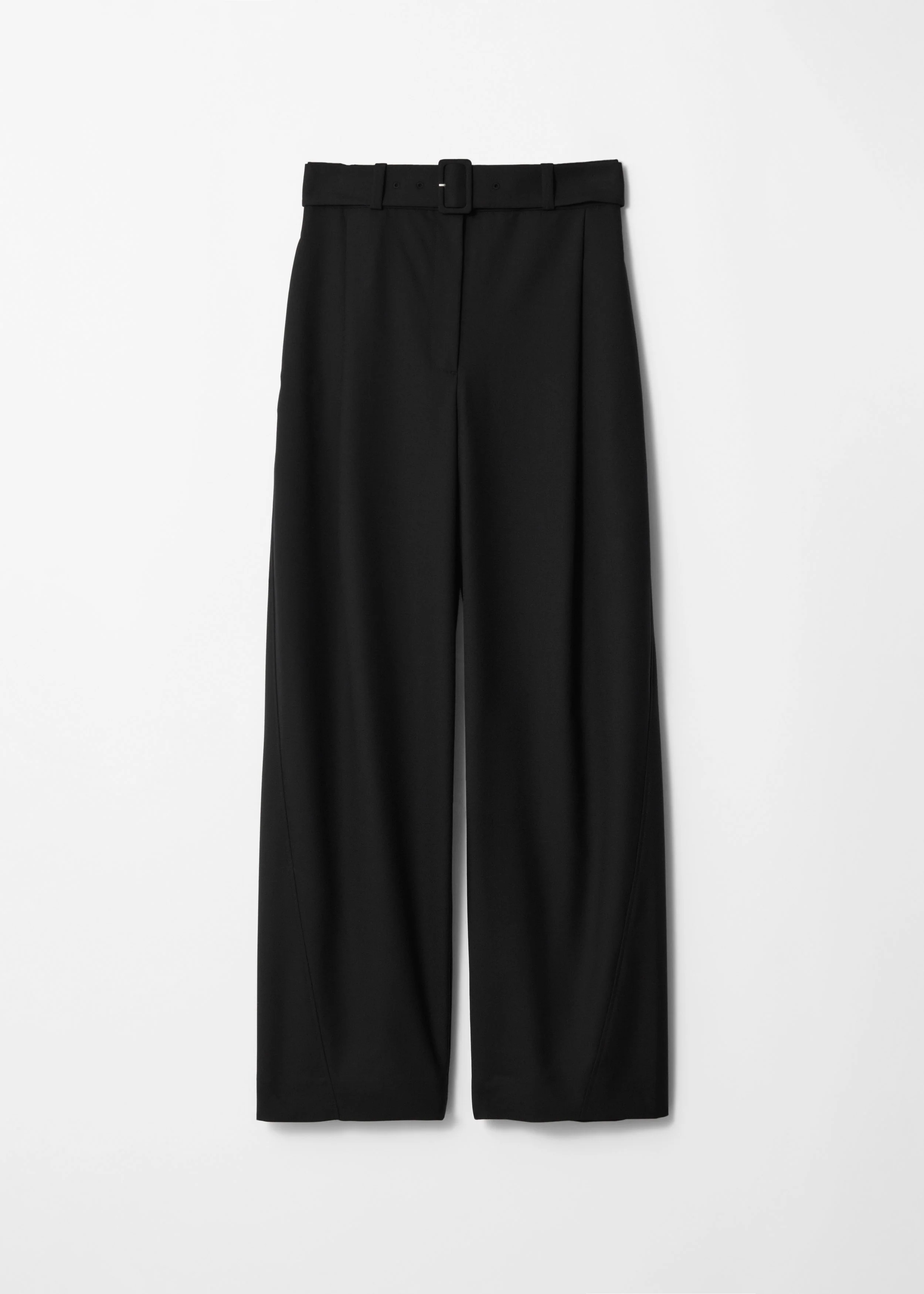 Anna Wool Trouser - Black