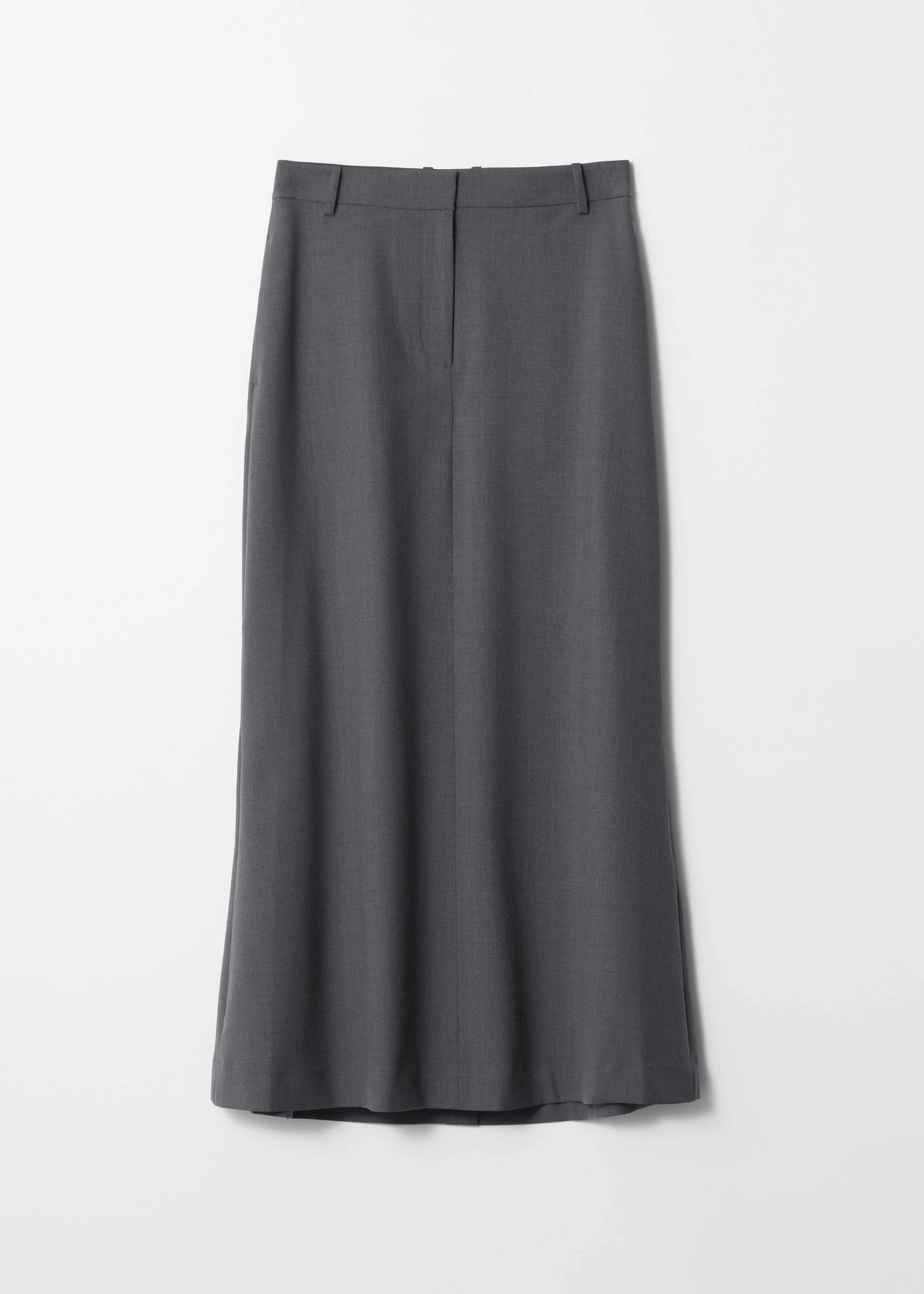Kimi Wool Skirt - Grey - Image 2